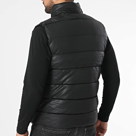 Frilivin - Abrigo negro sin mangas