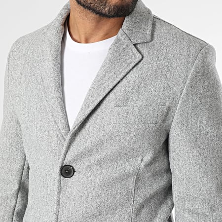 Frilivin - Manteau Gris Chiné