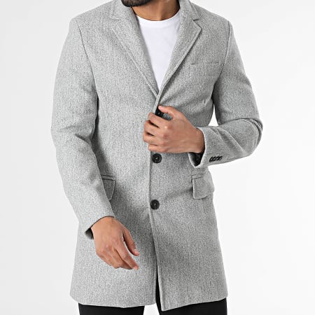 Frilivin - Manteau Gris Chiné