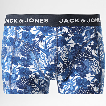 Jack And Jones - Lot De 3 Boxers Noir Bleu Roi Blanc Bleu Marine