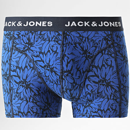 Jack And Jones - Lot De 3 Boxers Noir Bleu Roi Blanc Bleu Marine