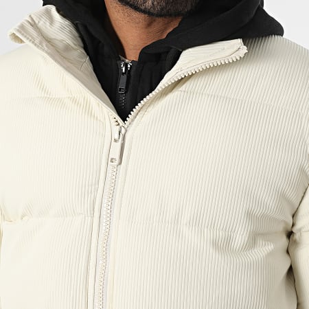 KZR - Doudoune Capuche Beige