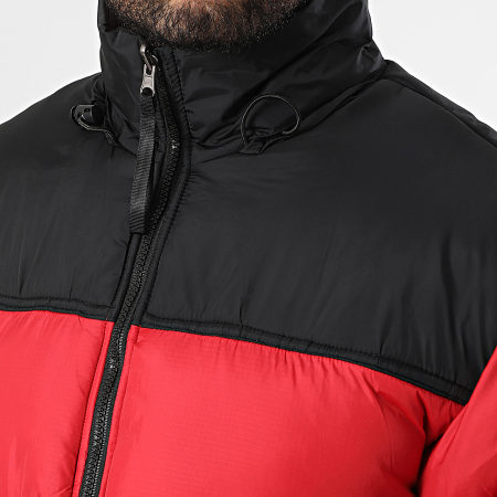 Chaqueta roja y negra clearance