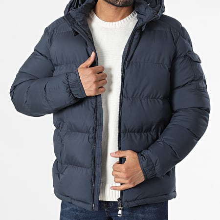 KZR - Chaqueta azul marino con capucha