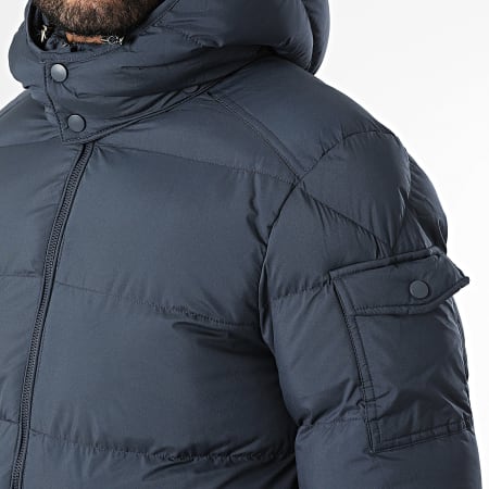 KZR - Chaqueta azul marino con capucha
