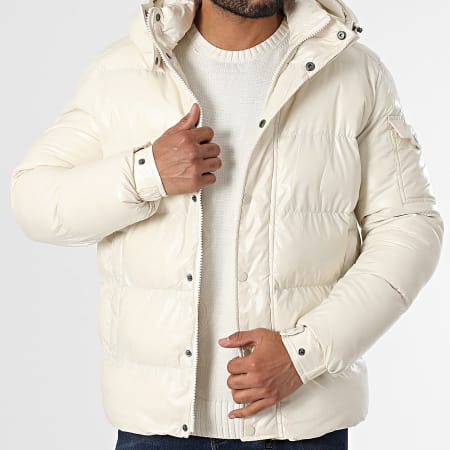 KZR - Doudoune Capuche Beige