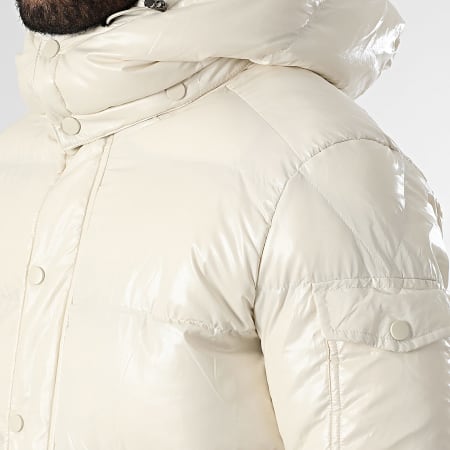 KZR - Doudoune Capuche Beige