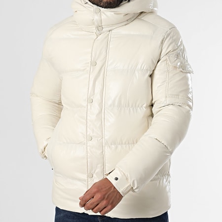KZR - Doudoune Capuche Beige
