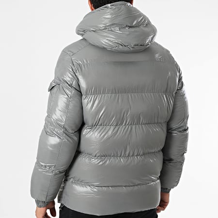 KZR - Doudoune Capuche Gris Anthracite