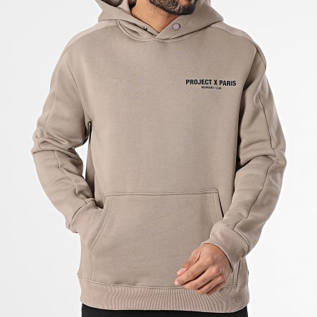 Project X Paris - Sweat Capuche 2422052 Taupe