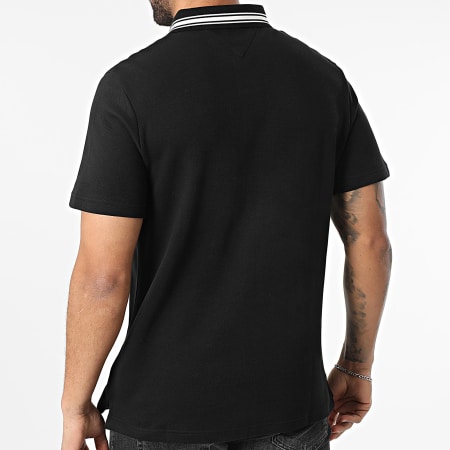 Tommy Jeans - Polo Manches Courtes Tjm Tipped Logo 0225 Noir