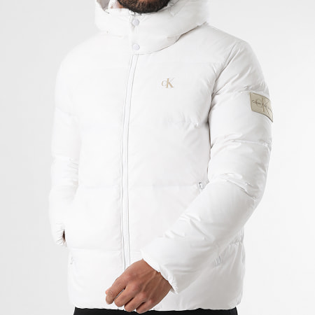 Calvin Klein - Doudoune Capuche 5946 Blanc