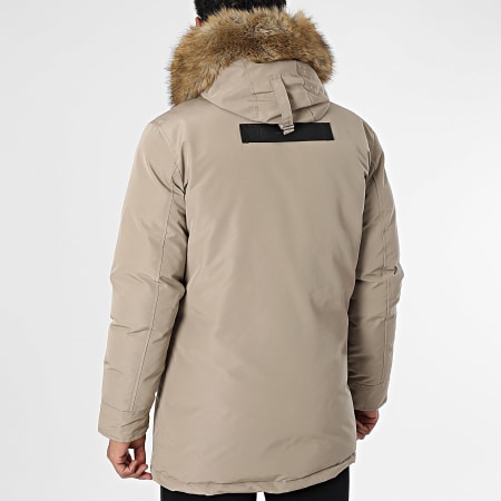 Frilivin - Parka Capuche Fourrure Beige