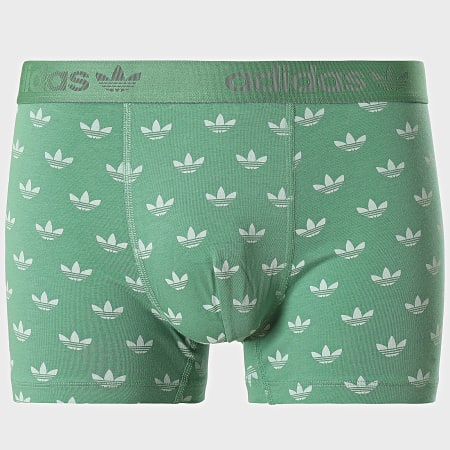 Adidas Originals - Lot De 2 Boxers JJ6433 Bleu Marine Vert