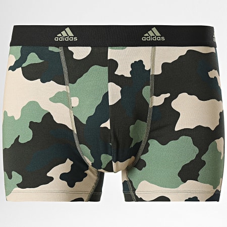 Adidas Sportswear - Lot De 3 Boxers JJ6552 Noir Vert Kaki Camouflage