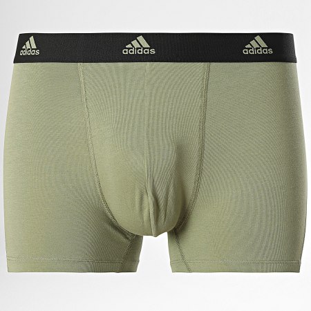 Adidas Sportswear - Lot De 3 Boxers JJ6552 Noir Vert Kaki Camouflage