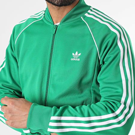 Adidas Originals - IK3514 Sudadera con cremallera Verde