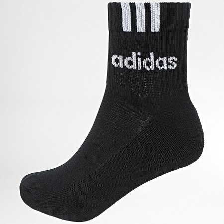 Adidas Sportswear - Lot De 3 Paires De Chaussettes 3 Stripes Linear IC1294 Noir