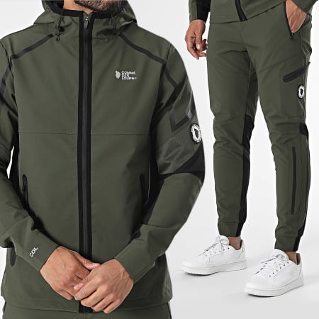 Comme Des Loups - Ensemble Survetement Niks Vert Kaki