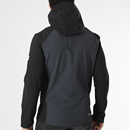Comme Des Loups - Veste Zippée Capuche Wolf Trail Gris Anthracite Noir
