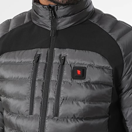 Comme Des Loups - Doudoune Chauffante Springs Gris Anthracite