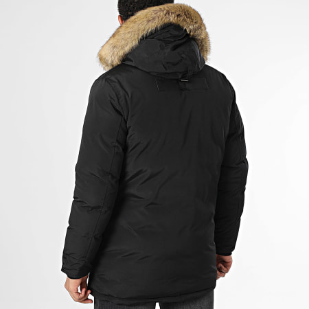 Frilivin - Parka Capuche Fourrure Noir