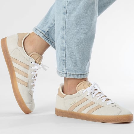 Adidas Originals - Baskets Femme Gazelle J IH7506 Cream White Magic Beige Gum3