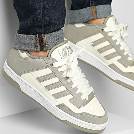 Adidas Sportswear - Baskets Rapid Court Low JP5243 Silver Pebble Cloud White Footwear White