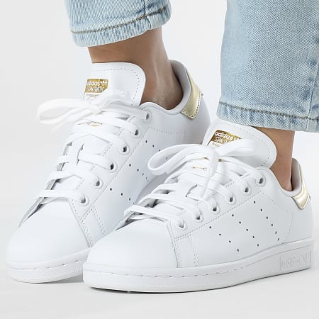 Adidas Originals Baskets Femme Stan Smith W EE8836 Footwear White Gold Metallic LaBoutiqueOfficielle