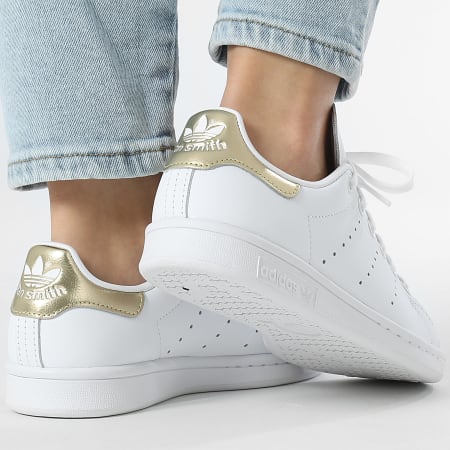 Baskets Femme Stan Smith W EE8836 Footwear White Gold Metallic