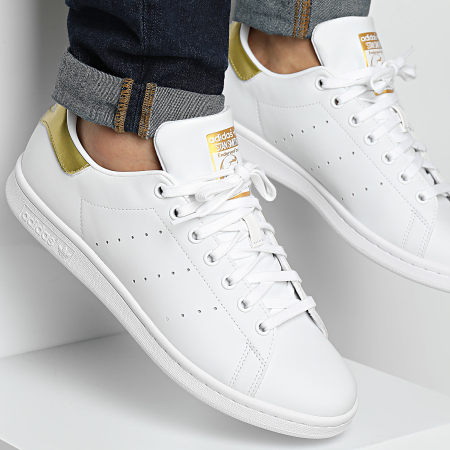 Adidas Originals - Baskets Stan Smith EE8836 Footwear White Gold Metallic