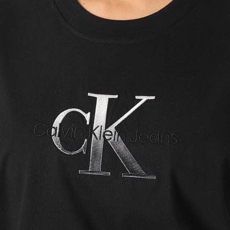 Calvin Klein - Tee Shirt Oversize Large Femme 4798 Noir