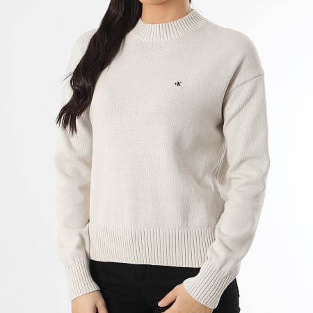 Calvin Klein - Pull Femme 4802 Beige Clair