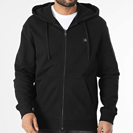 Zipped Hoodie 6858 Black