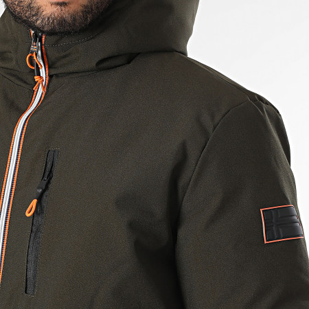Geographical Norway - Parka con capucha Cassim Verde caqui