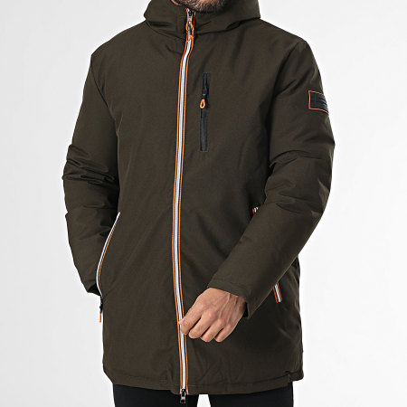 Geographical Norway - Parka con capucha Cassim Verde caqui