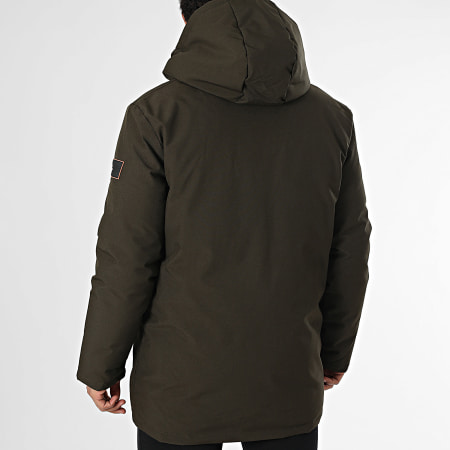 Geographical Norway - Parka con capucha Cassim Verde caqui