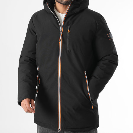 Geographical Norway - Parka con capucha Cassim Negro