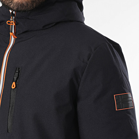 Geographical Norway - Parka con capucha Cassim Azul marino