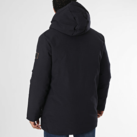 Geographical Norway - Parka con capucha Cassim Azul marino