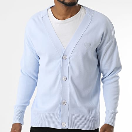 Ikao - Cárdigan azul claro