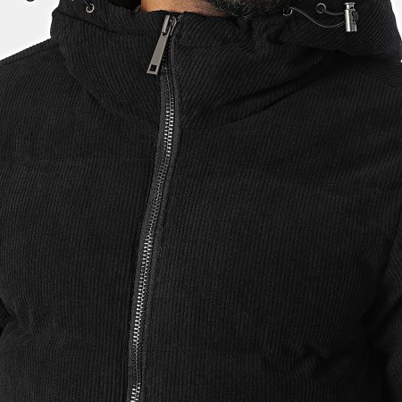 KZR - Doudoune Capuche Noir