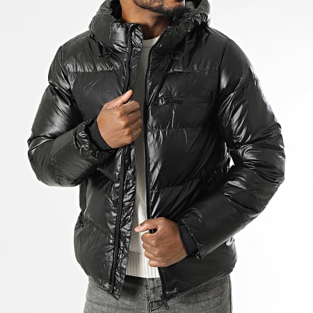 KZR - Doudoune Capuche Noir