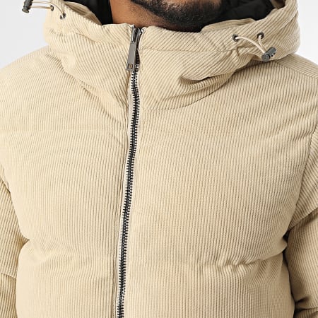 KZR - Doudoune Capuche Beige