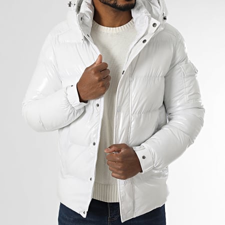 KZR - Doudoune Capuche Blanc