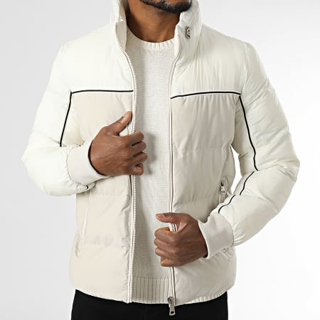 KZR - Doudoune Capuche Beige