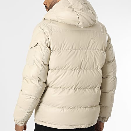 KZR - Abrigo con capucha beige