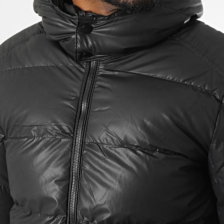 KZR - Doudoune Capuche Noir