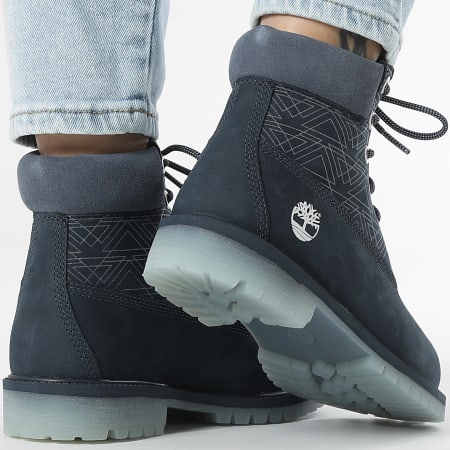 Timberland - Boots Femme 6 In Lace Waterproof A6BET Navy Nubuck