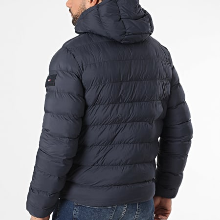 Tommy Hilfiger - Doudoune Capuche Mid Weight 7257 Bleu Marine